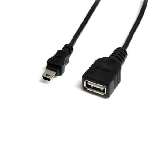 Bild von StarTech.com 30cm Mini USB 2.0 Kabel - USB A auf Mini B - Bu/St