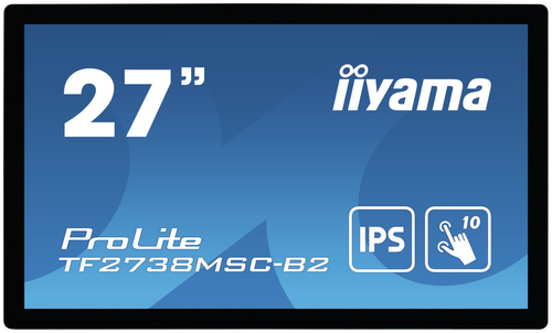 Bild von iiyama ProLite TF2738MSC-B2 Computerbildschirm 68,6 cm (27 Zoll) 1920 x 1080 Pixel Full HD LED Touchscreen Multi-Nutzer Schwarz
