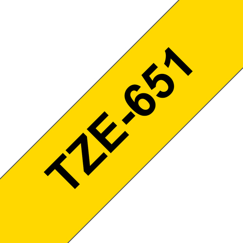 Bild von Brother TZE-651 Etiketten erstellendes Band