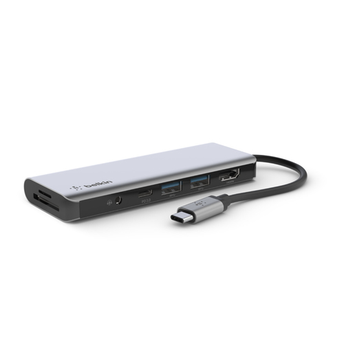 Bild von Belkin AVC009btSGY USB 3.2 Gen 1 (3.1 Gen 1) Type-C Silber