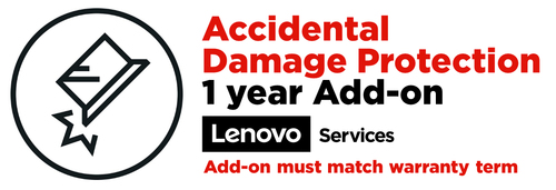 LENOVO ADP - Abdeckung bei Schaden durch Unfall (für System mit 1-jähriger Vor-Ort-Garantie) - 1 Jah