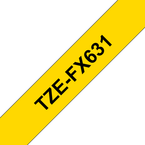 Bild von Brother TZE-FX631 Etiketten erstellendes Band TZ