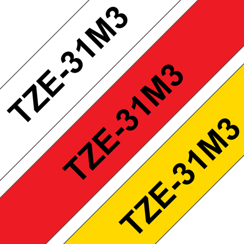 Bild von Brother TZE31M3 Etiketten erstellendes Band TZe