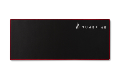 Bild von SureFire Silent Flight 680 Gaming-Mauspad Schwarz, Rot