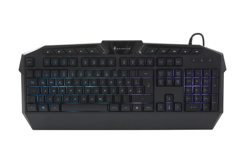 Bild von SureFire KingPin Tastatur USB QWERTY Deutsch Schwarz