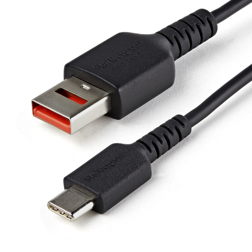 Bild von StarTech.com 1m USB-Datenblocker Kabel - USB-A auf USB-C Sicheres Ladekabel - keine Datenübertragung /Power-Only-Kabel für Handy/Tablet - Datenblockierung USB Kabel