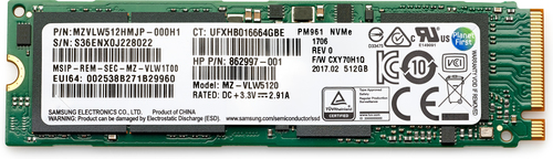 Bild von HP 512GB PCIe 4x4 NVMe TLC SSD M.2 PCI Express 4.0