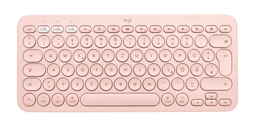 Bild von Logitech K380 for Mac Multi-Device Bluetooth Keyboard Tastatur QWERTY Italienisch Pink