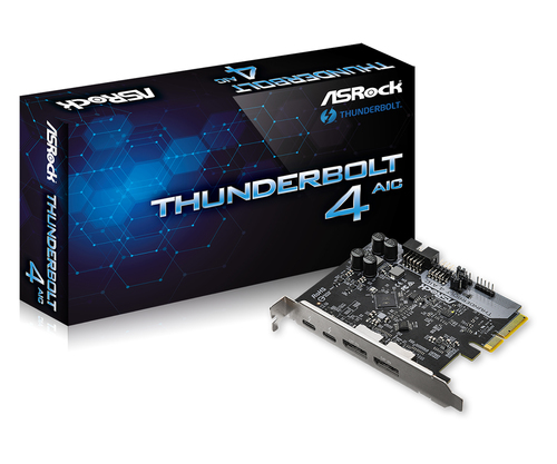 Bild von Asrock Thunderbolt 4 AIC Schnittstellenkarte/Adapter Eingebaut Thunderbolt 4, DisplayPort