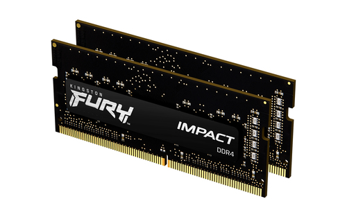 Bild von Kingston Technology FURY 16GB 2666MT/s DDR4 CL15 SODIMM (Kit of 2) Impact