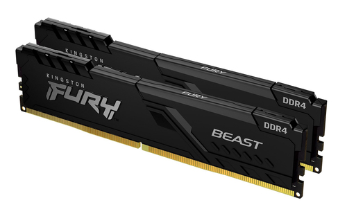 Bild von Kingston Technology FURY 16GB 3600MT/s DDR4 CL17 DIMM (2er-Kit) Beast Black