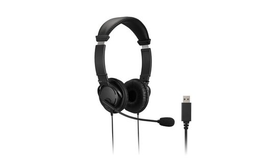 Bild von Kensington Classic USB-A Headset mit Mikrofon und Lautstärkeregler