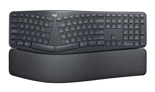 Bild von Logitech K860 for Business Tastatur Büro Bluetooth AZERTY Französisch Graphit