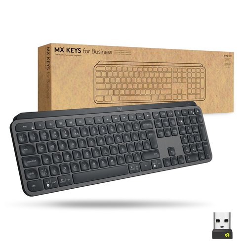 Bild von Logitech Mx Keys For Business Tastatur Büro Bluetooth Schweiz Graphit