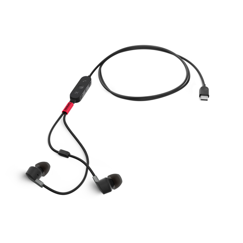 Bild von Lenovo 4XD1C99220 Kopfhörer & Headset Kabelgebunden im Ohr Musik/Alltag USB Typ-C Schwarz