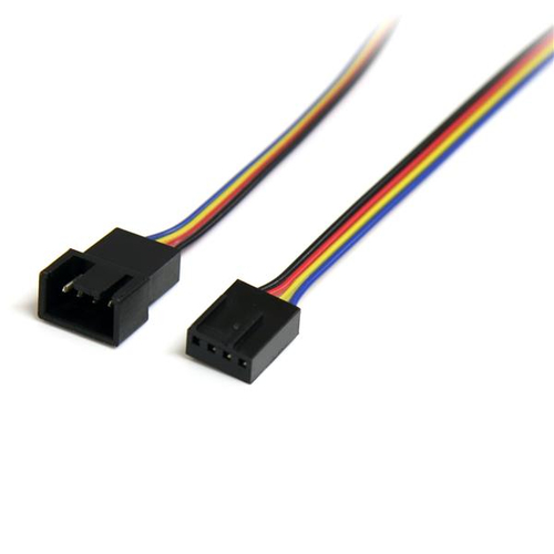 Bild von StarTech.com 30cm 4 Pin Molex Lüfter Verlängerungskabel - St/Bu