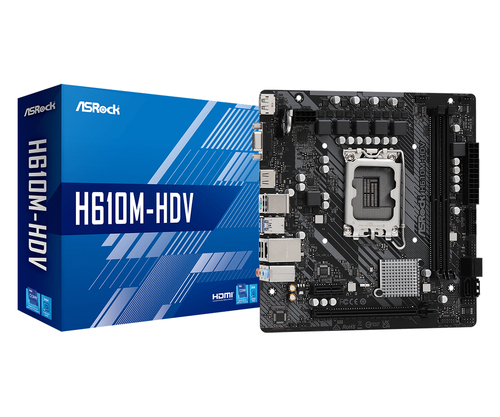 Bild von Asrock H610M-HDV Intel H610 LGA 1700 micro ATX