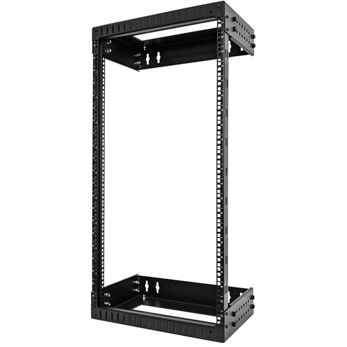 Bild von StarTech.com 2-Pfosten 21HE Heavy-Duty Wandmontage Netzwerk-Rack, 19&quot; Open Frame Server Rack mit Einstellbarer Tiefe, Wandmontage Daten-Rack für IT/AV/Patch Panele/Computer - Käfigmuttern und Schrauben inkl.