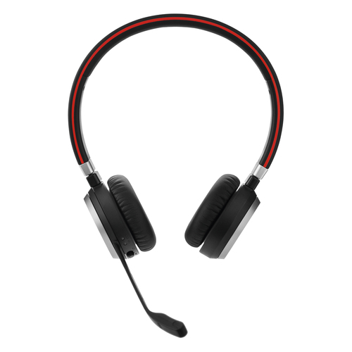 Bild von Jabra Evolve 65 Kopfhörer Verkabelt & Kabellos Kopfband Anrufe/Musik Mikro-USB Bluetooth Ladestation Schwarz