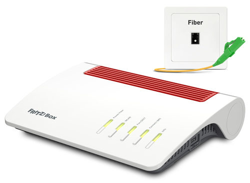 Bild von FRITZ!Box 5590 Fiber WLAN-Router Gigabit Ethernet Dual-Band (2,4 GHz/5 GHz) Weiß