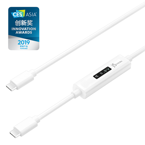 J5 CREATE j5create JUCP14-N USB-C? 2.0 zu USB-C? Kabel mit OLED Dynamic Power Meter (JUCP14-N)