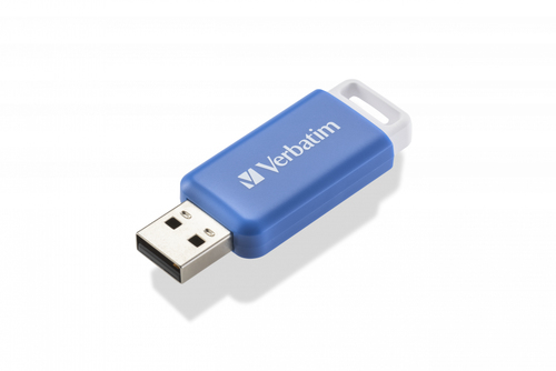 V DATABAR USB 2.0 BLUE 64GB
