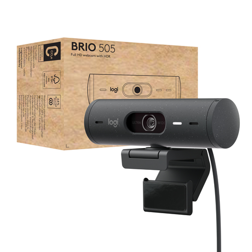 Bild von Logitech Brio 505 Webcam 4 MP 1920 x 1080 Pixel USB Schwarz