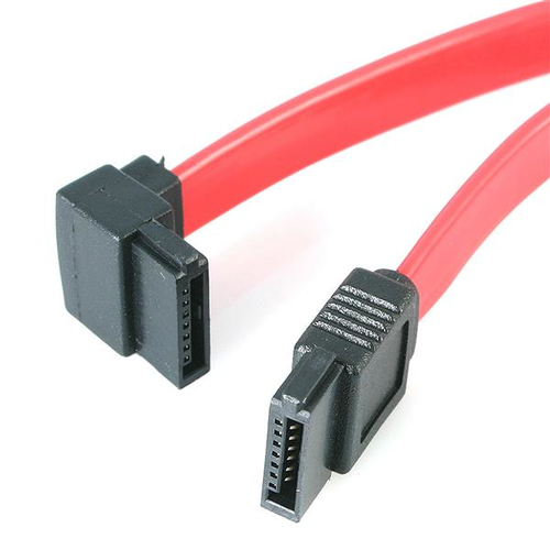 Bild von StarTech.com 45cm SATA Kabel links gewinkelt - Serial-ATA Anschlusskabel St/St