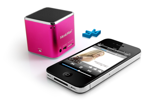 Bild von Technaxx Mini Musicman Wireless Soundstation BT-X2 Tragbarer Mono-Lautsprecher Pink