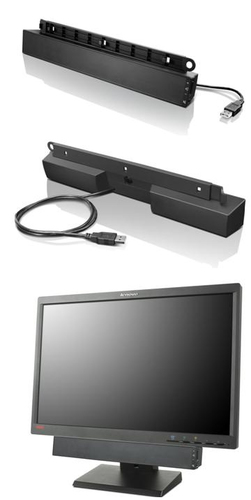 Bild von Lenovo USB Soundbar Schwarz 2.0 Kanäle 2,5 W