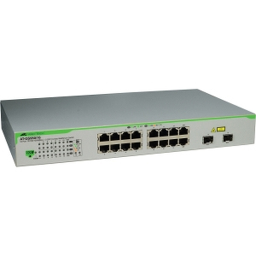 Bild von Allied Telesis AT-GS950/16PS Managed Gigabit Ethernet (10/100/1000) Power over Ethernet (PoE) Grün, Grau