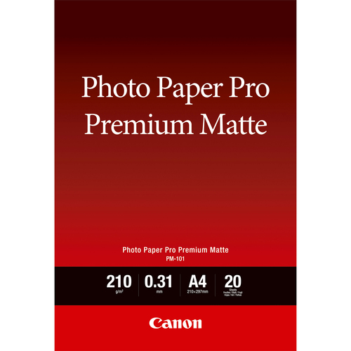 Bild von Canon PM-101 Premium-Fotopapier matt A4, 20 Blatt