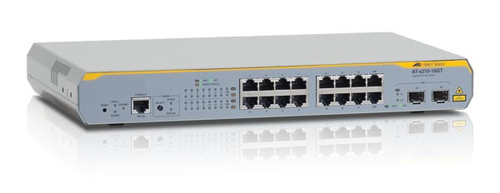 Bild von Allied Telesis AT-x210-16GT-50 Managed L2+ Gigabit Ethernet (10/100/1000) Grau