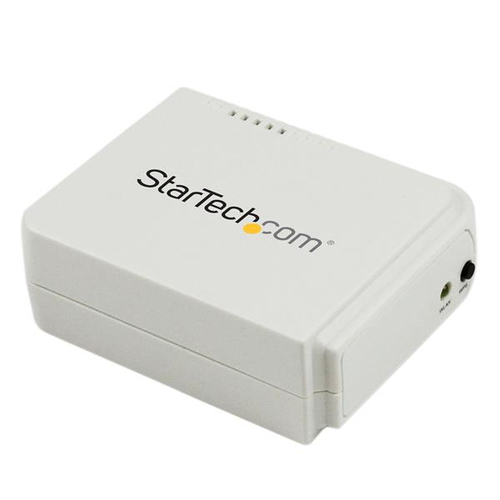 Bild von StarTech.com 1 Port USB WLAN N 802.11 b/g/n Printserver mit 10/100 Mb/s Ethernet Anschluss