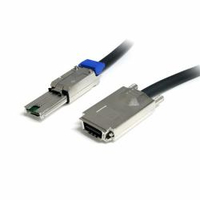 Bild von Fujitsu D:SAS12G-1M-2S-3ML Serial Attached SCSI (SAS)-Kabel 3 m 12 Gbit/s Schwarz, Weiß