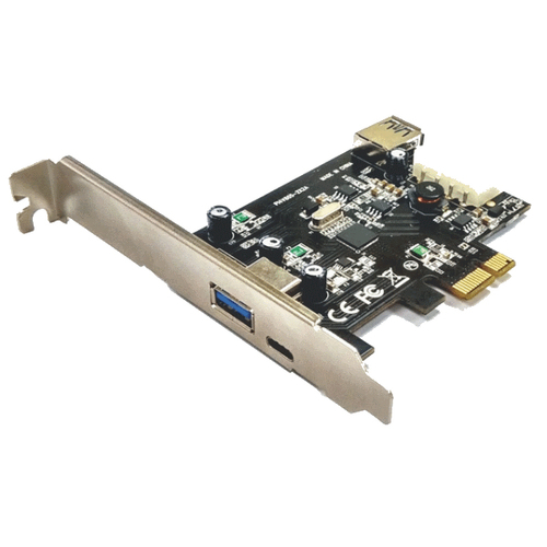 Bild von M-Cab Schnittstellenkarte PCIe USB 3.0-2A/1 USB-C