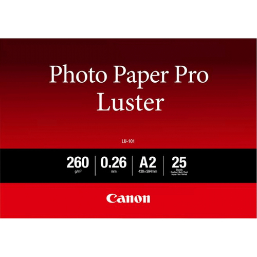 Bild von Canon LU-101 Professionelles Fotopapier Luster A2, 25 Blatt