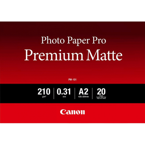 Bild von Canon PM-101 Premium-Fotopapier matt A2, 20 Blatt