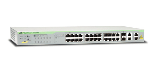 Bild von Allied Telesis AT-FS750/28PS-50 Managed Fast Ethernet (10/100) Power over Ethernet (PoE) 1U Grau