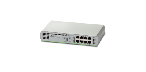Bild von Allied Telesis AT-GS910/8-50 Unmanaged Gigabit Ethernet (10/100/1000) Grau