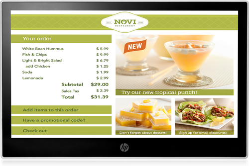 Bild von HP L7014t Einzelhandels-Touchscreen-Monitor, 14 Zoll