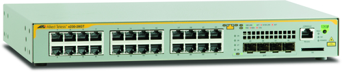 Bild von Allied Telesis AT-x230-28GT-50 Managed L3 Gigabit Ethernet (10/100/1000) 1U Grau