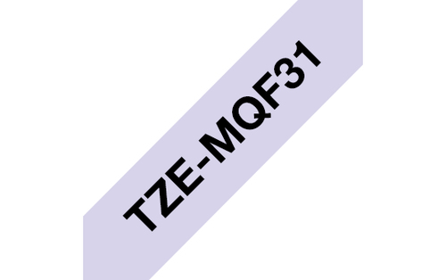 Bild von Brother TZe-MQF31 Etiketten erstellendes Band Schwarz