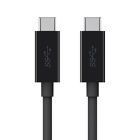 Bild von Belkin F2CU049bt2M-BLK USB Kabel 2 m USB 3.2 Gen 1 (3.1 Gen 1) USB C Schwarz