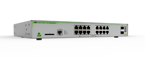 Bild von Allied Telesis AT-GS970M/18-50 Managed L3 Gigabit Ethernet (10/100/1000) 1U Grau