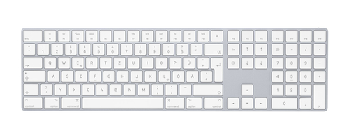 Bild von Apple MQ052D/A Tastatur Bluetooth QWERTZ Deutsch Weiß