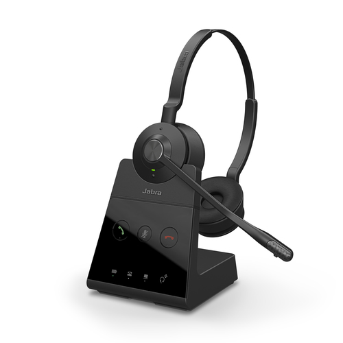 Bild von Jabra Engage 65 Stereo Kopfhörer Kabellos Kopfband Büro/Callcenter Mikro-USB Bluetooth Schwarz