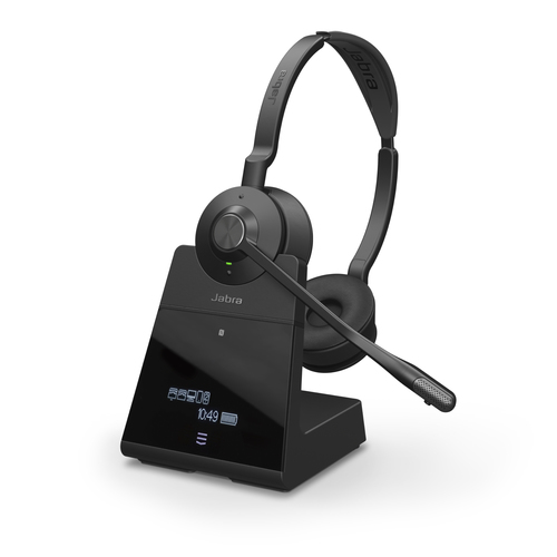 Bild von Jabra Engage 75 Stereo Kopfhörer Kabellos Kopfband Büro/Callcenter Mikro-USB Bluetooth Schwarz