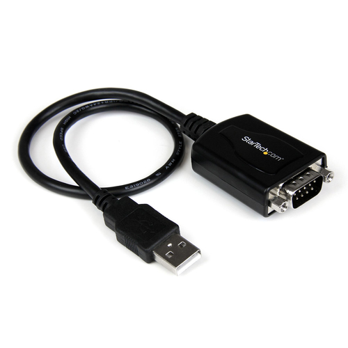 Bild von StarTech.com USB 2.0 auf Seriell Adapter - USB zu RS232 / DB9 Konverter (COM) 0,3m