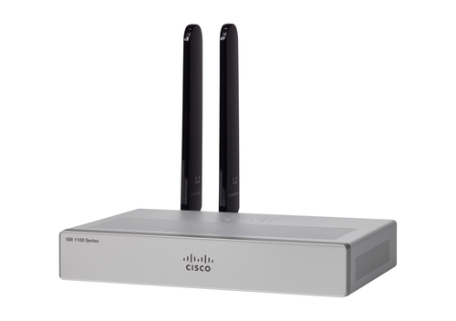 Bild von Cisco C1101-4PLTEP WLAN-Router Gigabit Ethernet Grau